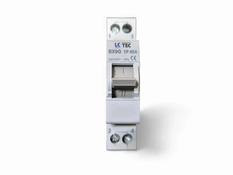 Перемикач введення резерву 1-0-2 LC TEC BX9G 1P 40A 162 фото