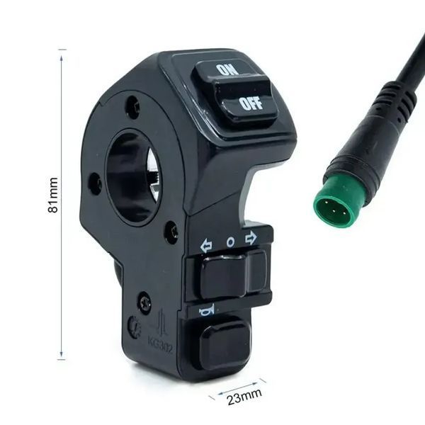 Блок переключения света и поворотов 5pin для электросамоката Kugoo/KuKirin G2 Pro, G2 Max 524 фото