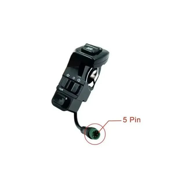 Блок переключения света и поворотов 5pin для электросамоката Kugoo/KuKirin G2 Pro, G2 Max 524 фото
