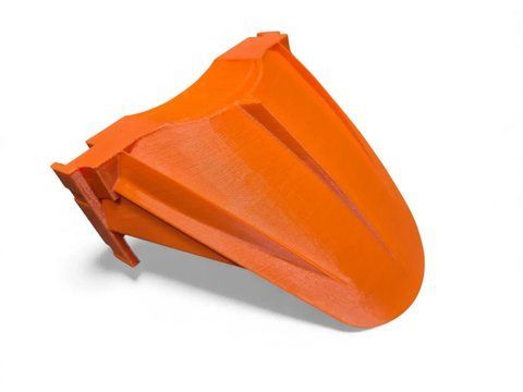 Крыло (брызговик) задний для электросамоката Kugoo / KuKirin G2 2025 &mdash; оранжевый. 514 фото
