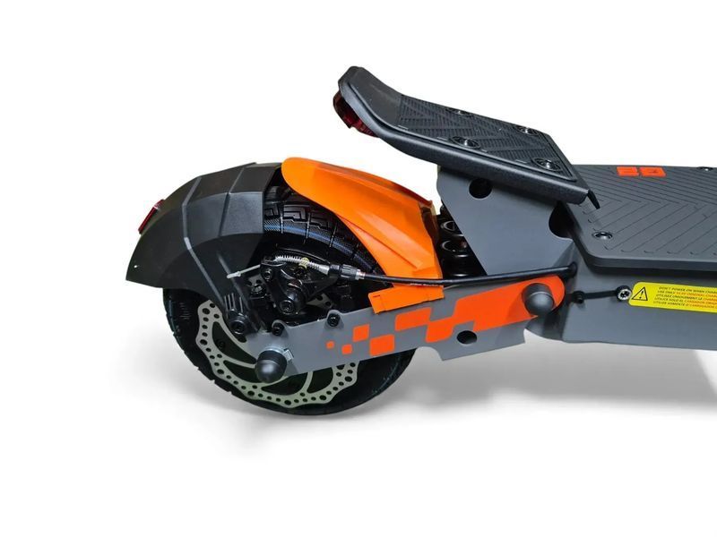 Крило (бризговик) задній для електросамоката Kugoo / KuKirin G2 2025 &mdash; помаранчевий 514 фото