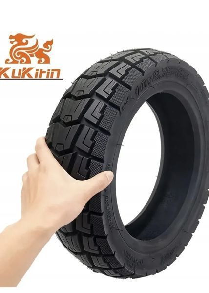 Шина безкамерна для електросамоката KuKirin G2 (10&times;2,75&ndash;6,5) 43 фото